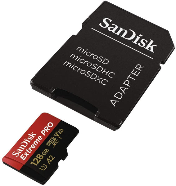 SanDisk Extreme Pro 128GB Micro SDXC Memory Card – Drone Shop Canada