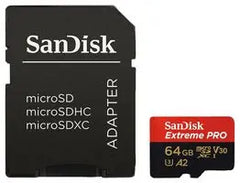 SanDisk Extreme Pro 64GB Micro SD Memory Card with Adapter